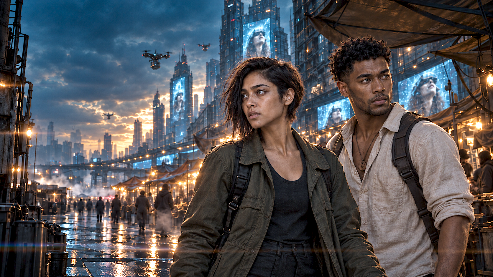 Nova and Gypsy in a scene from SOLD